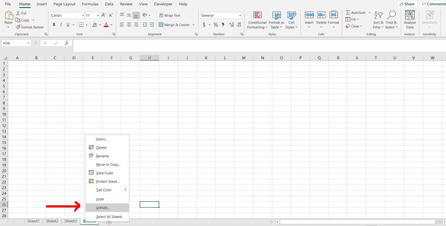 How To Unhide Multiple Tabs In Excel SpreadCheaters