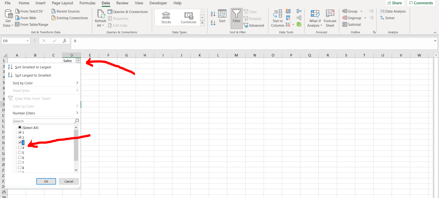 How To Filter Multiple Values In Excel SpreadCheaters