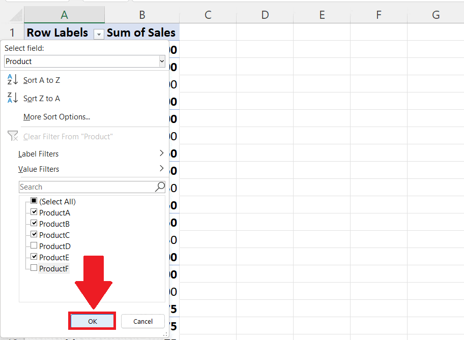 How To Filter Pivot Table Values In Microsoft Excel SpreadCheaters