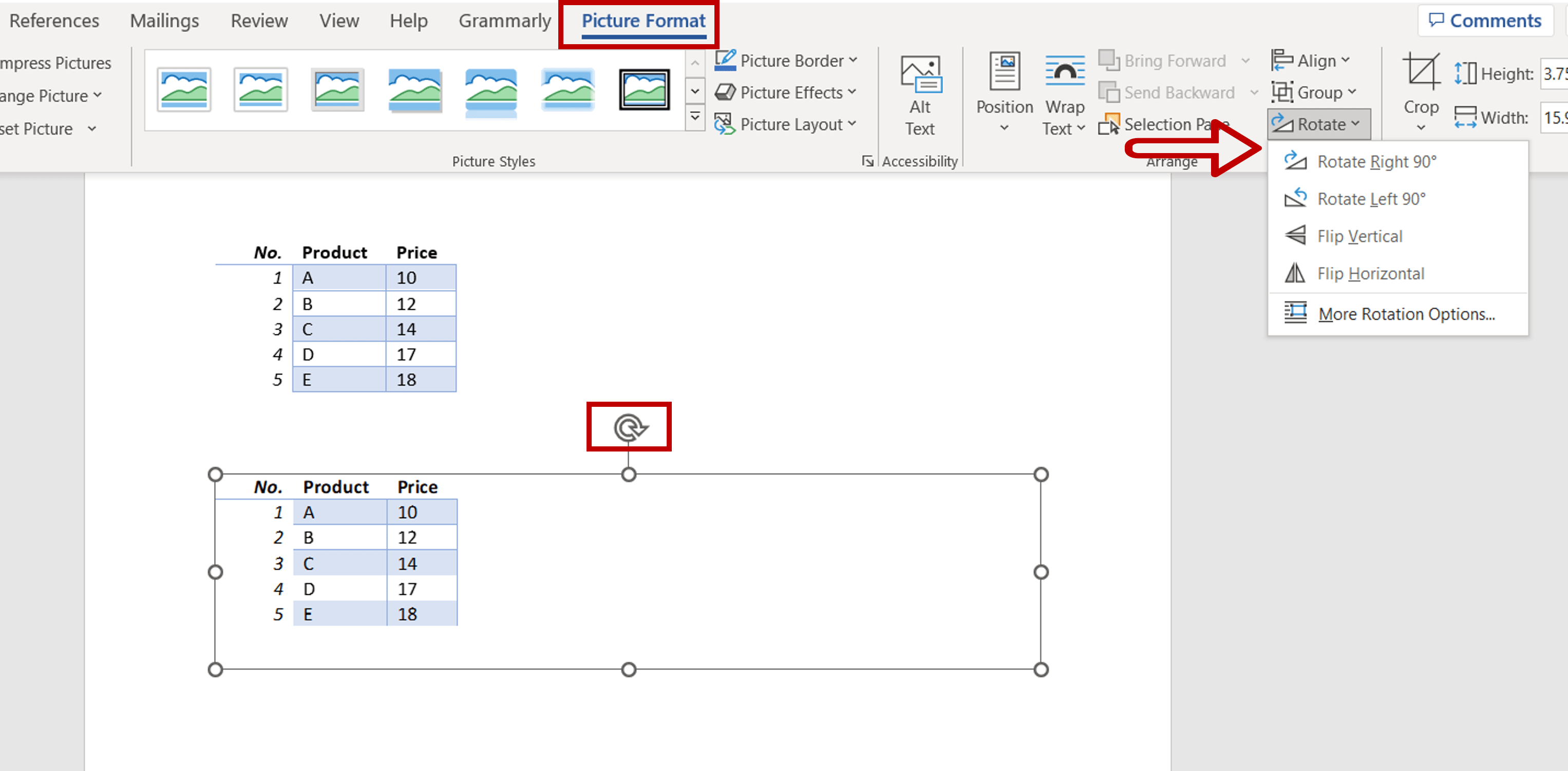 How To Rotate A Table In Word SpreadCheaters