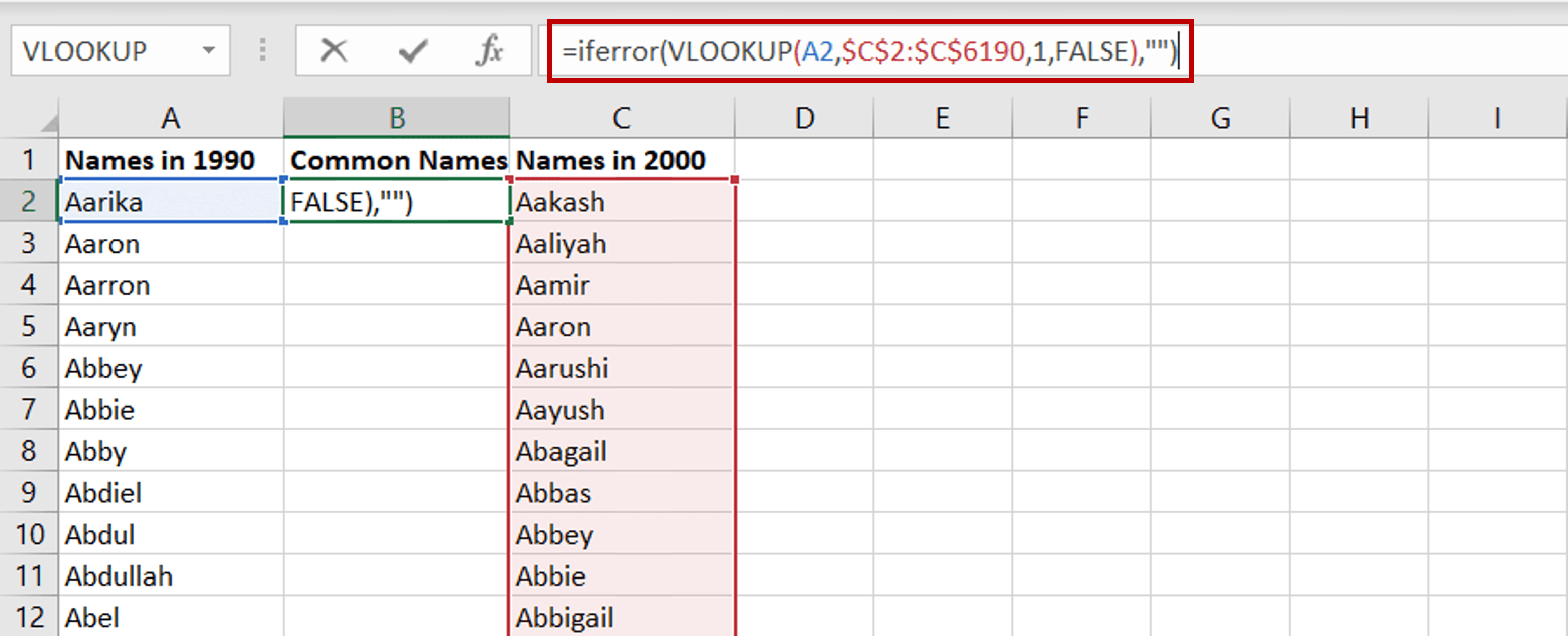 How To Use Vlookup In Excel To Compare Two Columns SpreadCheaters
