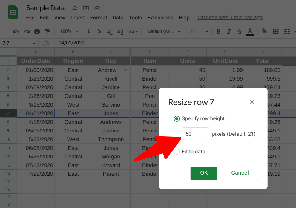 How To Change Row Size In Google Sheets SpreadCheaters