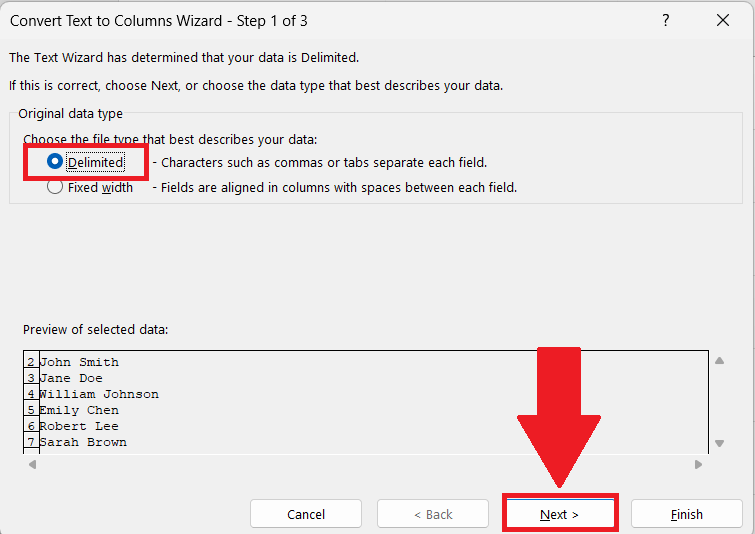 How To Split Names In Excel Into Two Columns SpreadCheaters