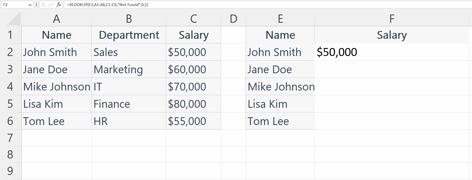 How Does XLOOKUP Function Work In Microsoft Excel SpreadCheaters