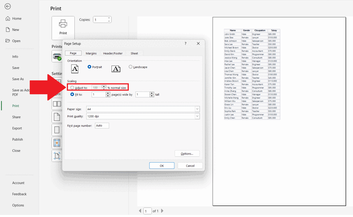 How To Stretch A Spreadsheet To Full Page Print In Microsoft Excel SpreadCheaters