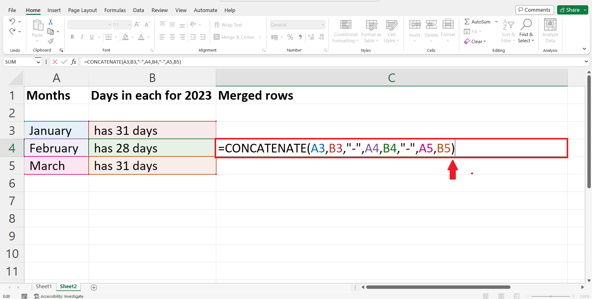 How To Merge Rows In Microsoft Excel SpreadCheaters
