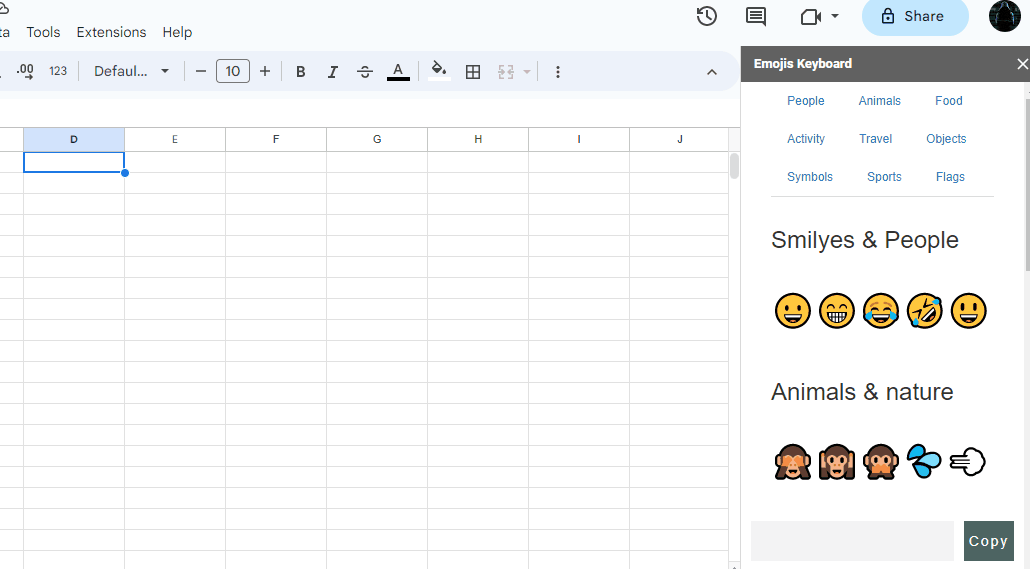How To Insert Emoji In Google Sheets SpreadCheaters