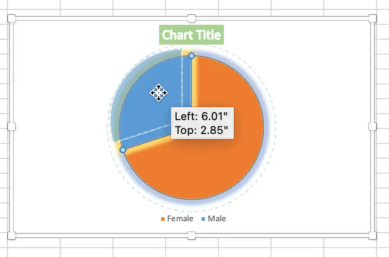 How to☝️ Create a Male/Female Pie Chart in Excel - Spreadsheet Daddy