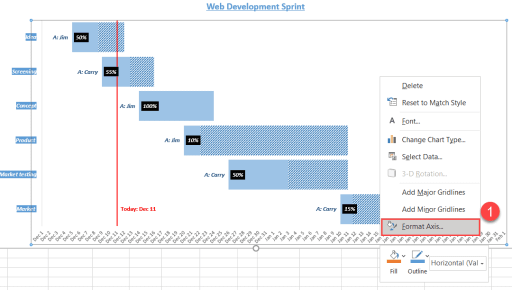 How to☝️ Make a Gantt Chart in Excel