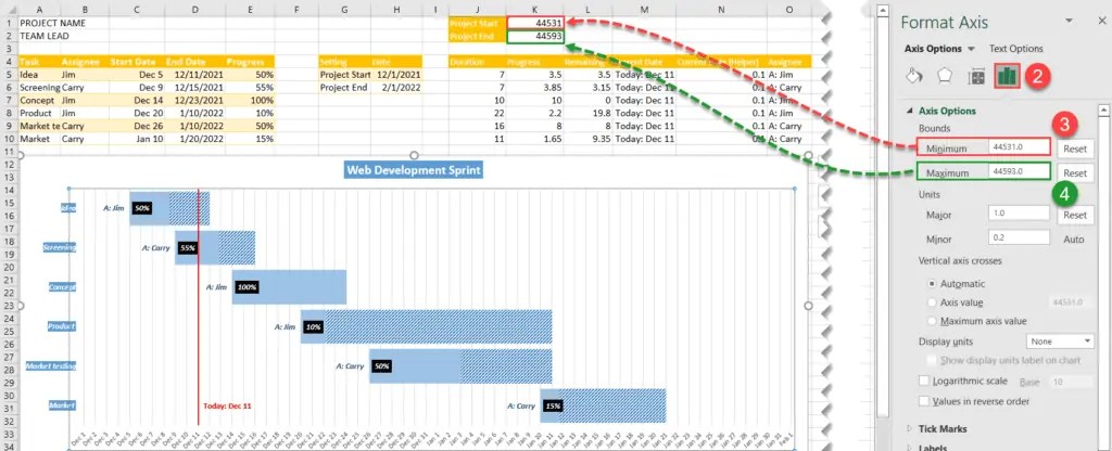 How to☝️ Make a Gantt Chart in Excel
