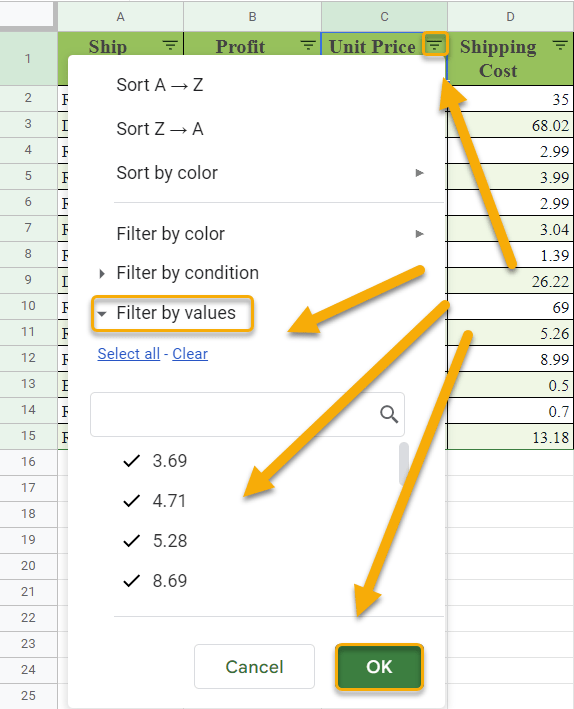 How to☝️ Make a Table in Google Sheets Spreadsheet Daddy