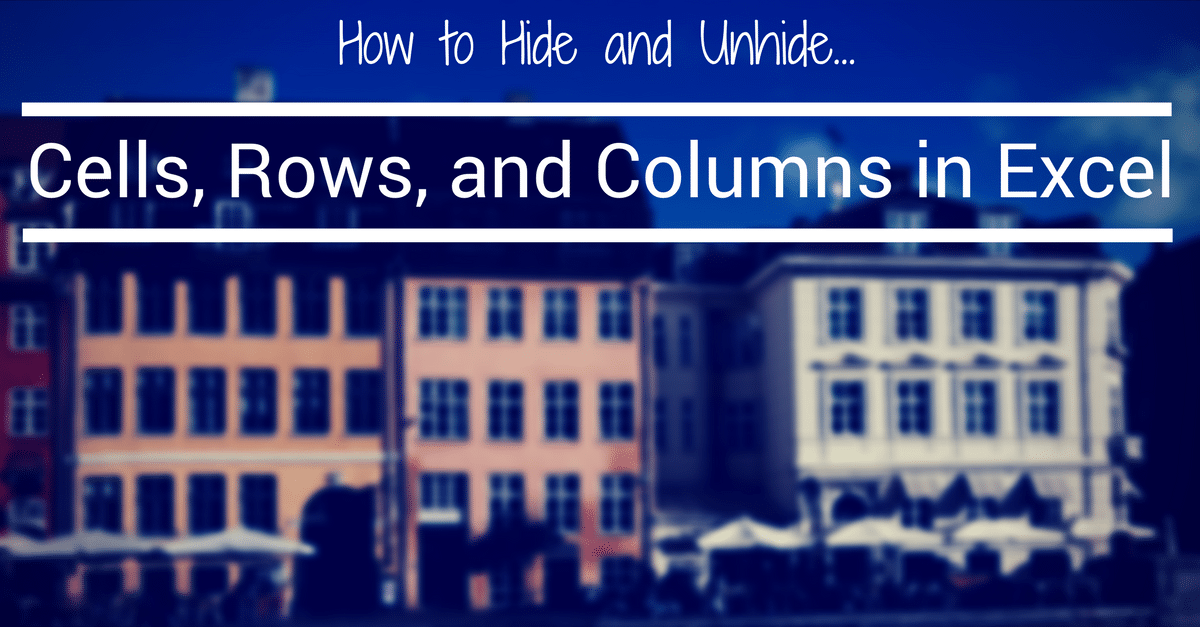 How to Unhide All Rows in Excel StepbyStep (+ Columns)