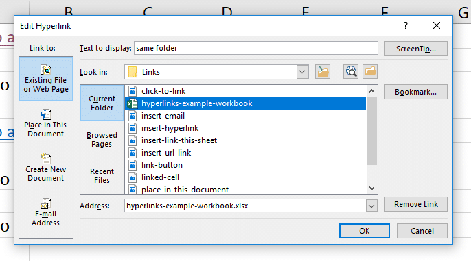 How to insert a Hyperlink in Excel and remove it too!