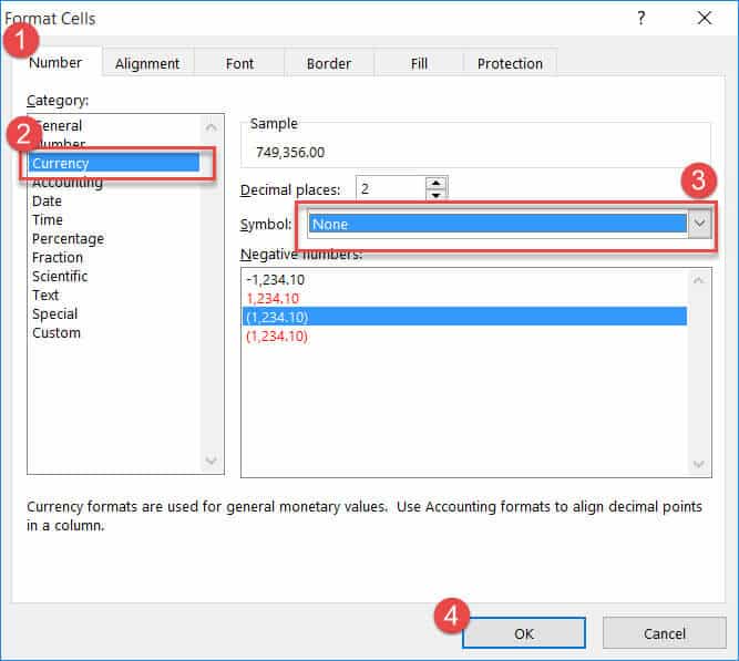 How to Remove Dollar Sign in Excel (4 Easy Ways)
