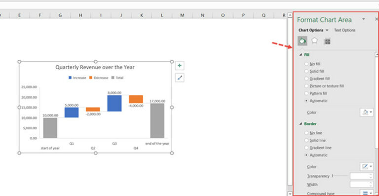 How to Create a Waterfall Chart in Excel?