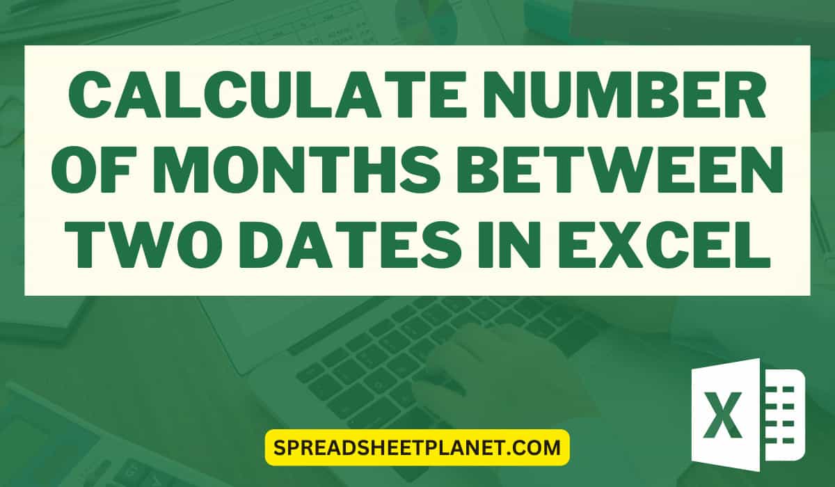 How to Calculate the Number of Months Between Two Dates in Excel?