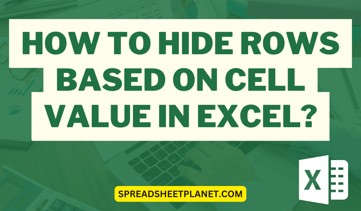 Hide Rows based on Cell Value in Excel (2 Easy Methods)