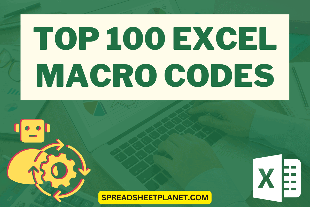 Top 100 Useful Excel Macro Examples (VBA Codes)