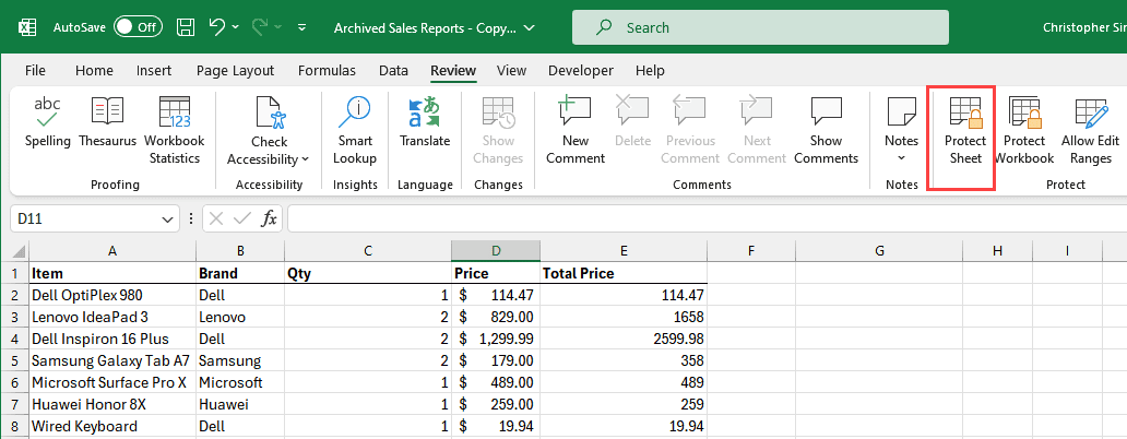 Unprotect Excel Sheet Without Password (2 Easy Ways)