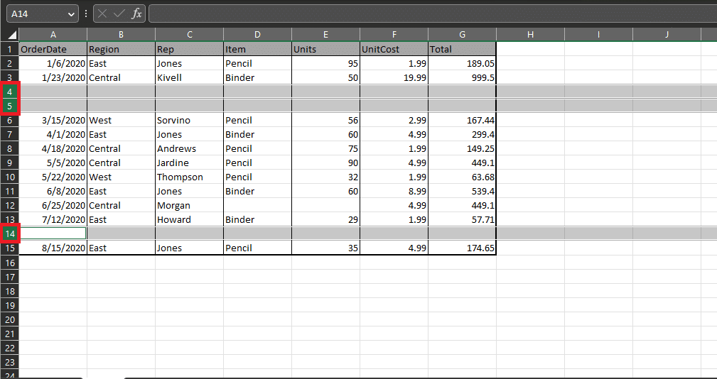 Remove Blank Rows in Excel in a Few Easy Clicks [ Guide]