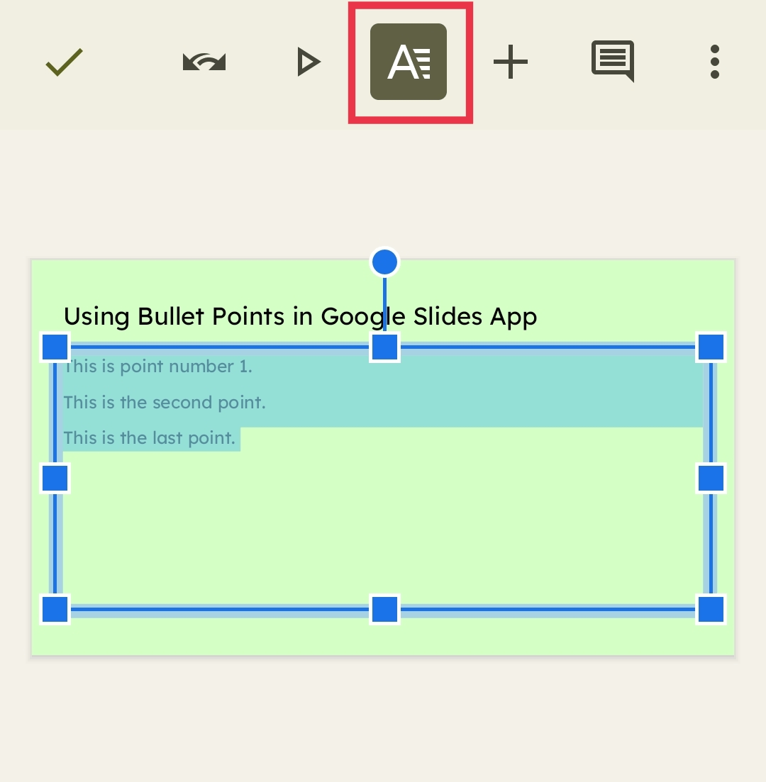 How To Add Bullet Points in Google Slides SSP