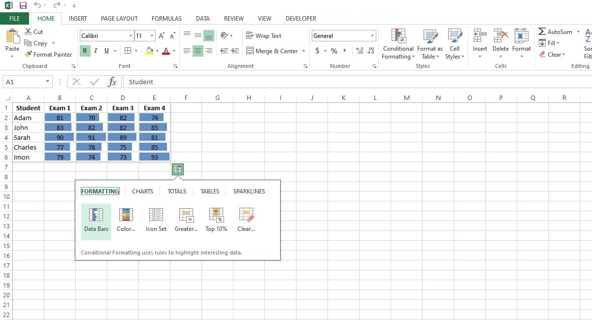 Where is the Quick Analysis Tool in Excel & How to Use it?