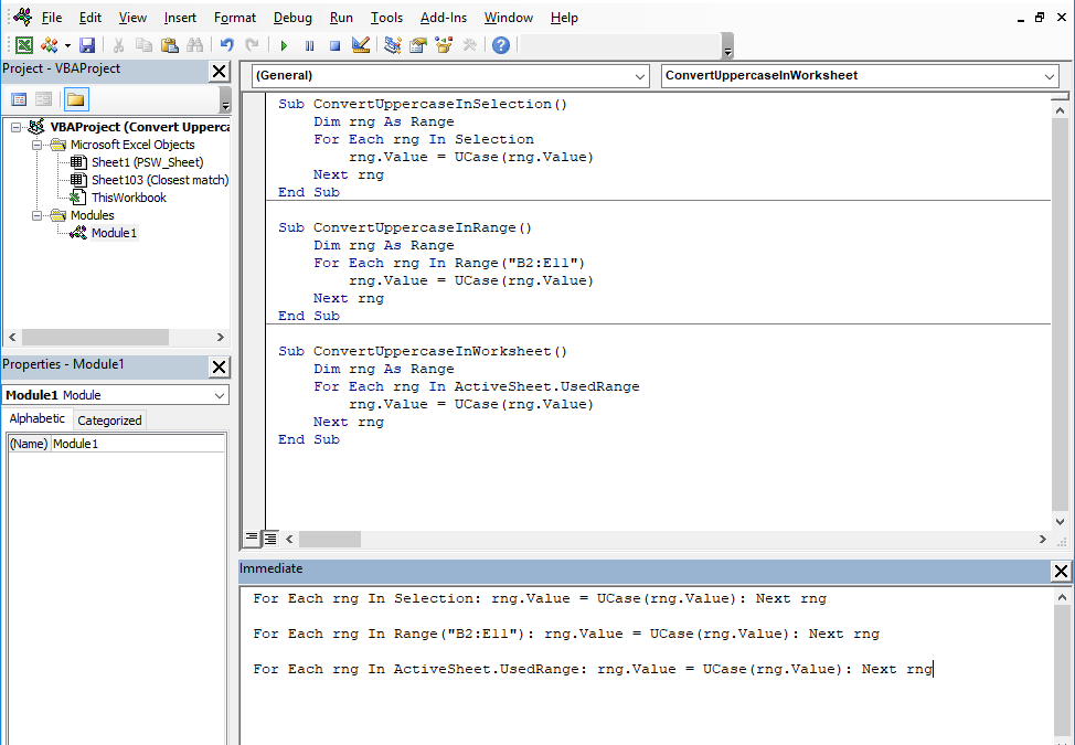 Uppercase in excel vba Блог о рисовании и уроках фотошопа