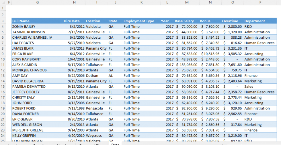 How to generate random data in Excel