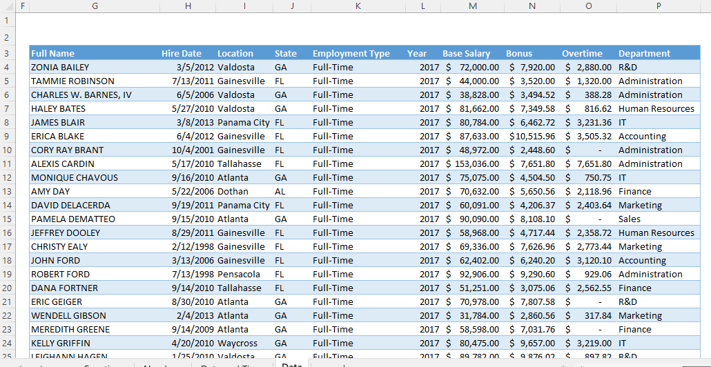 How to generate random data in Excel