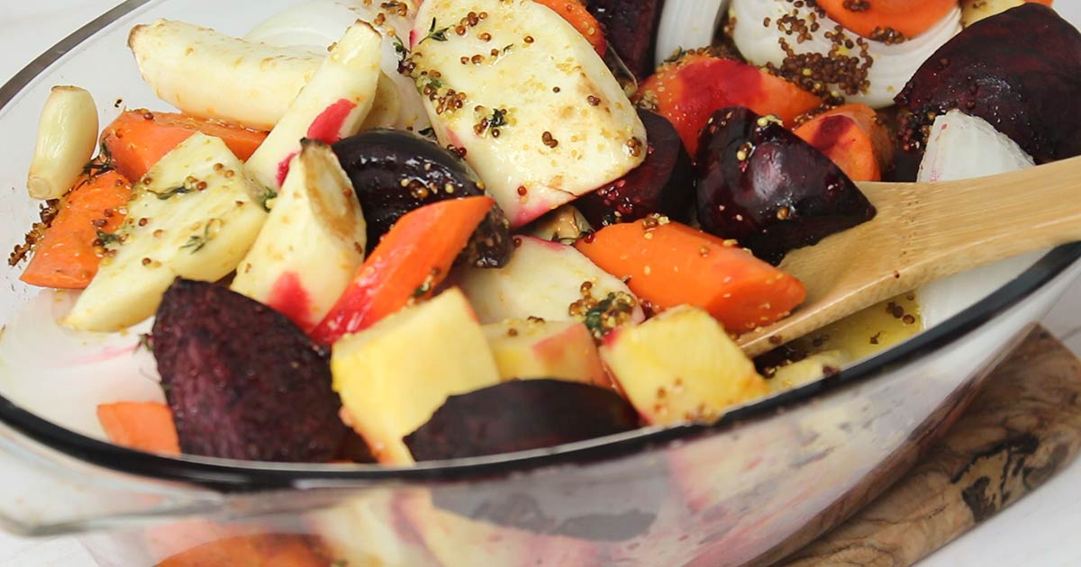 OvenRoasted Root Vegetables Spread the Mustard