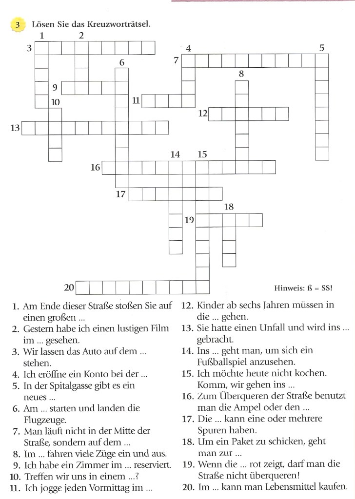 die Stadt (Kreuzworträtsel) sprechenwirdeutsch