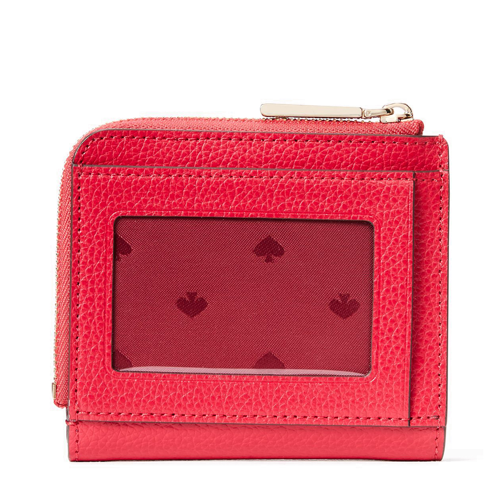 SpreeSuki Kate Spade Eva LZip Bifold Wallet Red Cake WLRU6253