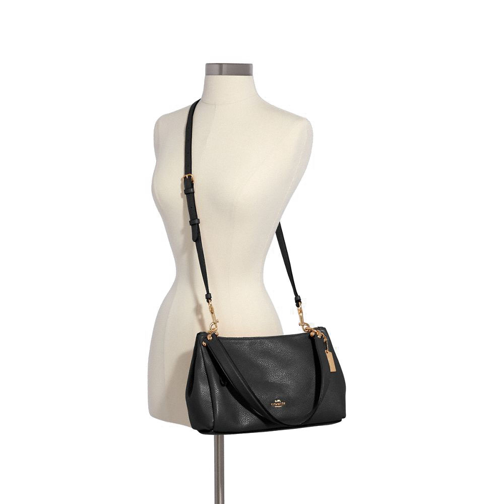 SpreeSuki Coach Crossbody Small Mia Shoulder Bag Black F73196