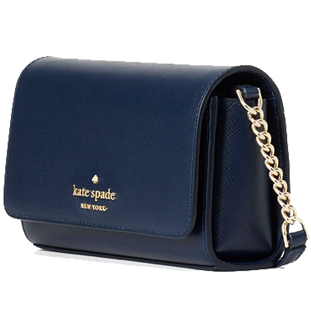 SpreeSuki Kate Spade Staci Small Flap Crossbody Nightcap Navy Dark