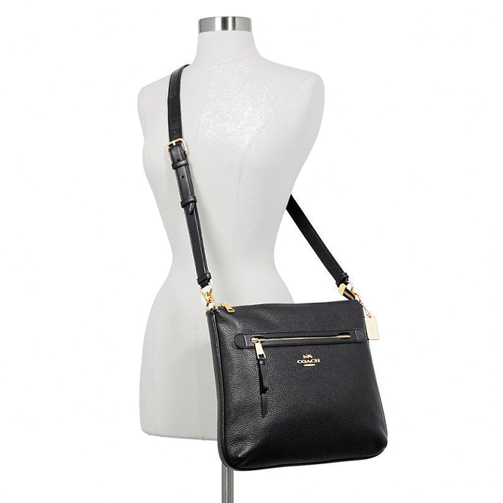 SpreeSuki Coach Mae Crossbody Bag Black F34823