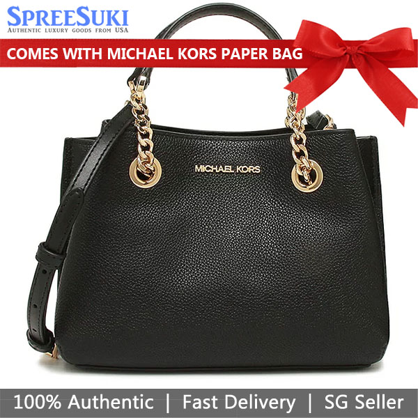SpreeSuki Michael Kors Crossbody Bag Teagan Small Messenger Leather