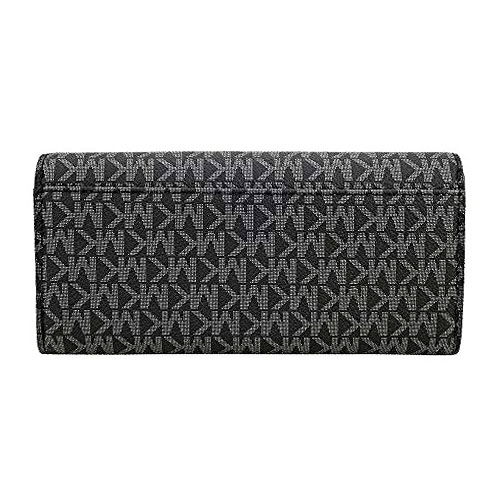 SpreeSuki Michael Kors Fulton Long Gusset Carryall Wallet Black