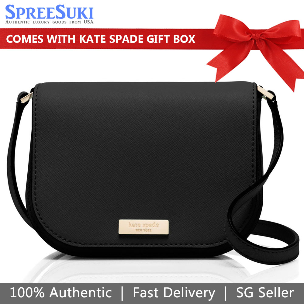 SpreeSuki Kate Spade Laurel Way Carsen Crossbody Bag Black WKRU4091