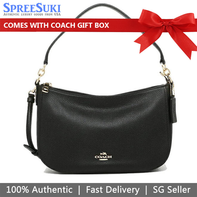 SpreeSuki Coach Chelsea Crossbody Bag Black 56819