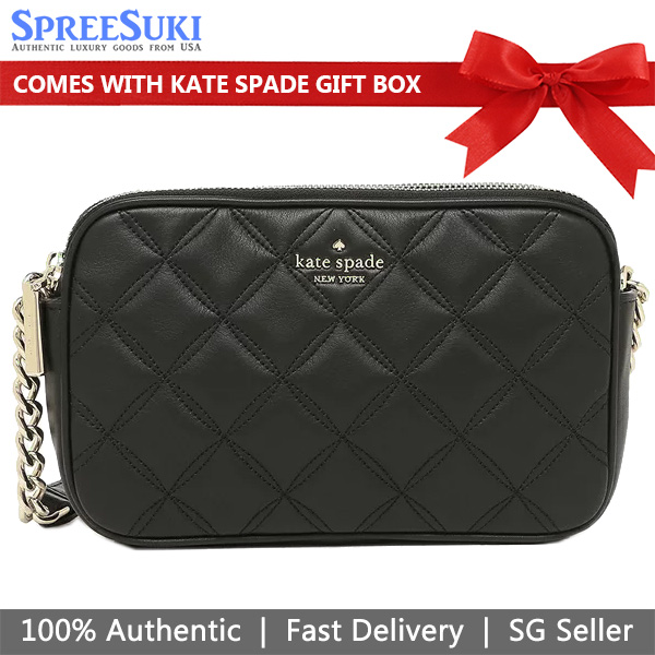 SpreeSuki Kate Spade Crossbody Bag Natalia Double Zip Small Crossbody
