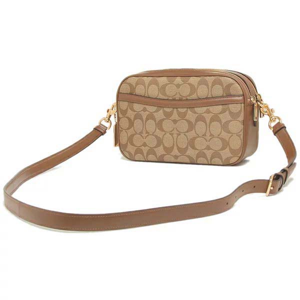 SpreeSuki Coach Crossbody Bag Jes Crossbody In Signature Canvas Khaki