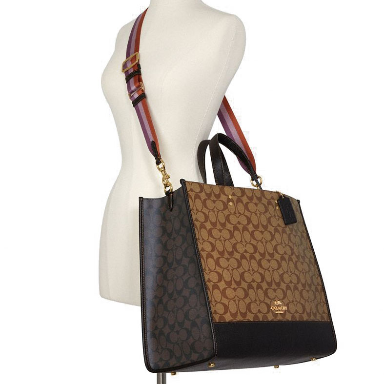 SpreeSuki Coach Shoulder Bag Crossbody Bag Dempsey Tote 40 In Blocked