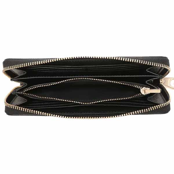 SpreeSuki Coach Long Wallet Long Zip Around Wallet Black C3441