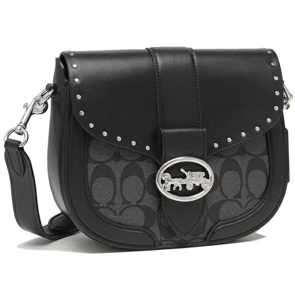 SpreeSuki Coach Crossbody Bag Signature Colorblock Rivet