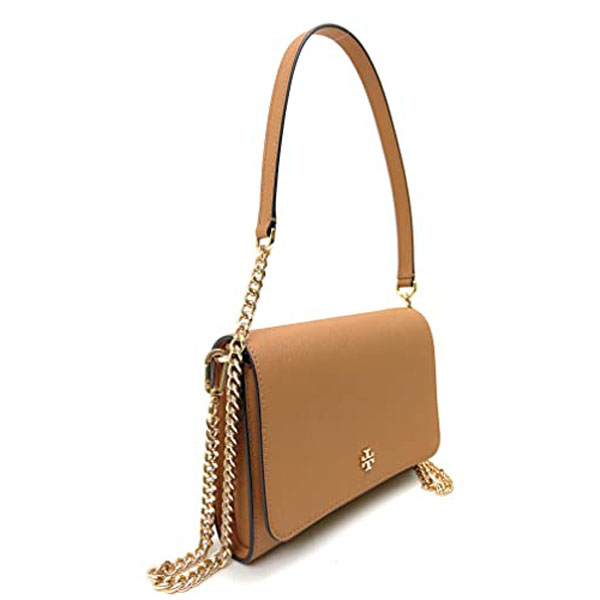 SpreeSuki Tory Burch Crossbody Bag Woc Emerson Chain Wallet Cardamon