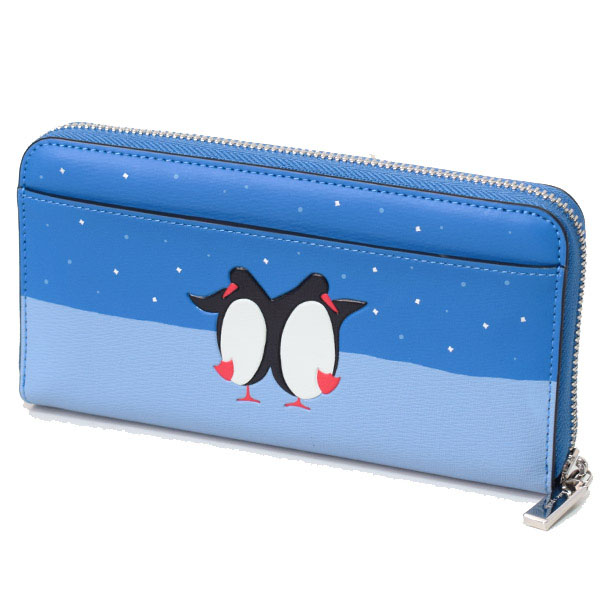 SpreeSuki Kate Spade Long Wallet Arctic Friends Large Continental