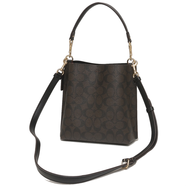 SpreeSuki Coach Crossbody Bag Mollie 22 In Signature Canvas Bucket