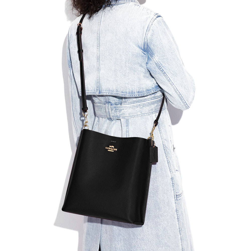 SpreeSuki Coach Crossbody Bag Mollie Bucket Bag Black CA214