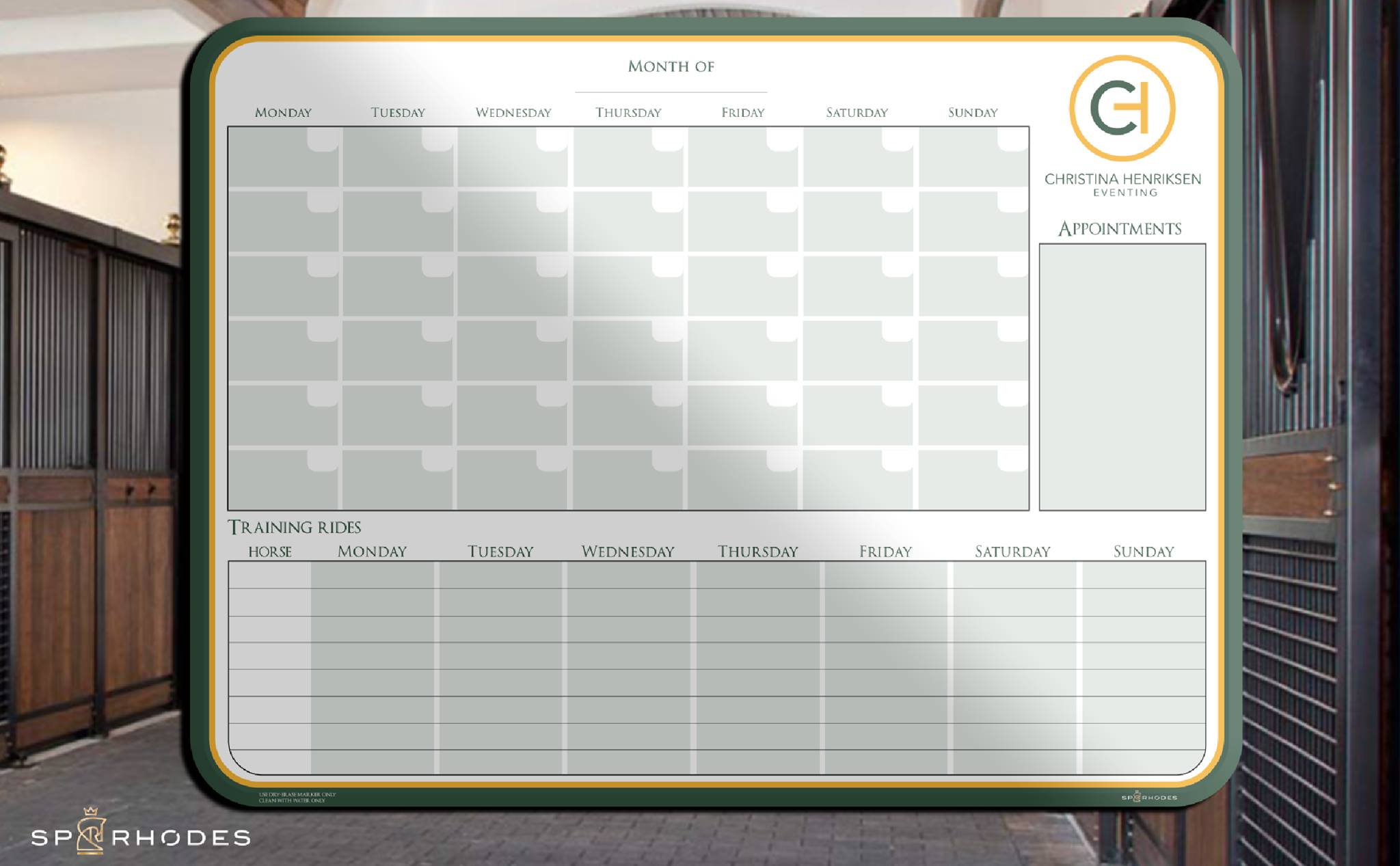 Equestrian DryErase SP RHODES®