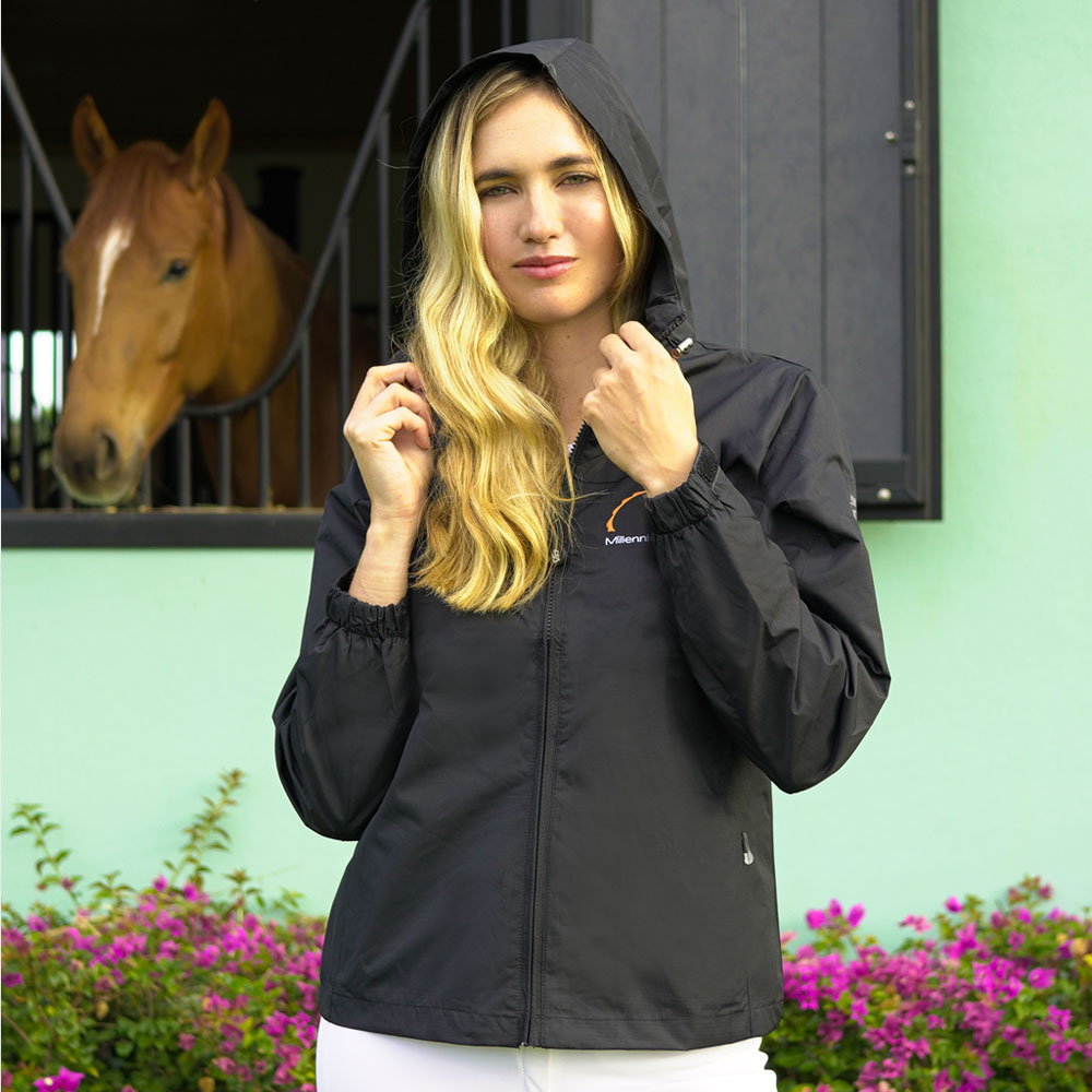 SP RHODES Ladies Equestrian Rain Coat with Hood SP RHODES® Official